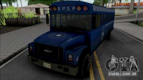 GTA V Brute Prison and School Bus para GTA San Andreas