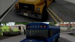 GTA V Brute Prison and School Bus