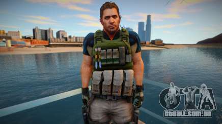 Chris Redfield from Resident Evil 6 Skin para GTA San Andreas