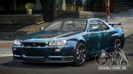 Nissan Skyline PSI R34 US S10 para GTA 4