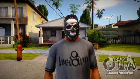 Máscara com crânio para GTA San Andreas