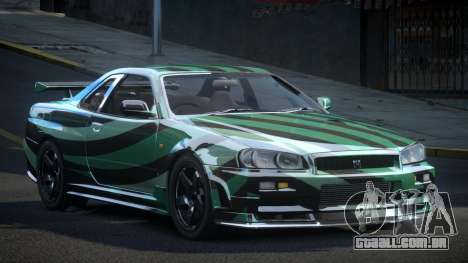 Nissan Skyline R34 PSI-U S3 para GTA 4