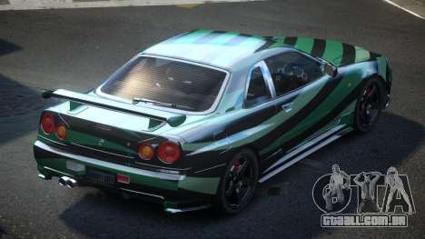 Nissan Skyline R34 PSI-U S3 para GTA 4