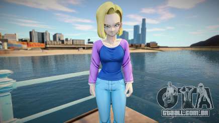 Android 18 skin para GTA San Andreas