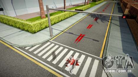 Horror Graffiti Around and road para GTA San Andreas