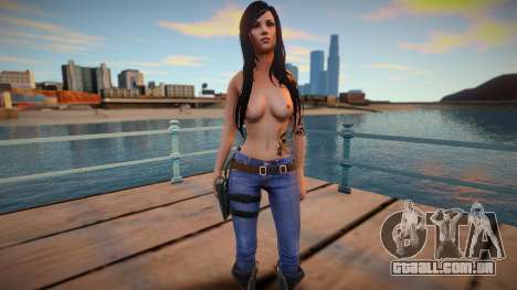 Skyrim Girl Monki Combat 3 Topless para GTA San Andreas