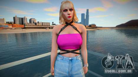GTA Online Skin Ramdon Rubia 9 Fashion Casual para GTA San Andreas