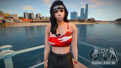 GTA Online Skin Ramdon Female Latin 1 Fashion Ca para GTA San Andreas