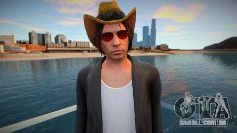 Cara de chapéu de cowboy de GTA Online para GTA San Andreas