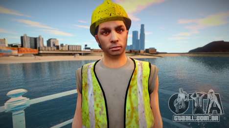 GTA Online Skin Construction Workers v1 para GTA San Andreas