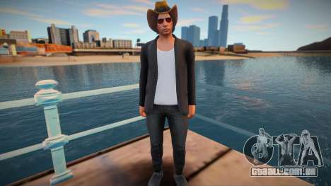Cara de chapéu de cowboy de GTA Online para GTA San Andreas
