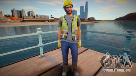 GTA Online Skin Construction Workers v2 para GTA San Andreas