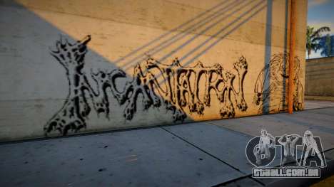 Horror Graffiti Around and road para GTA San Andreas