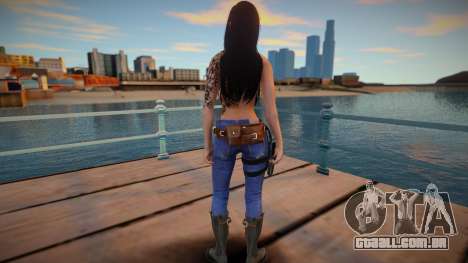 Skyrim Girl Monki Combat 3 Topless para GTA San Andreas