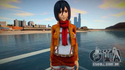 Mikasa Ackerman - Shingeki No Kyojin para GTA San Andreas