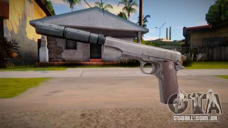 Colt M1911 with silenced para GTA San Andreas