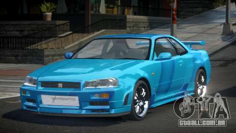 Nissan Skyline R34 BS Qz S9 para GTA 4