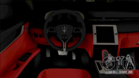 Maserati Quattroporte GTS 2015 (SA Lights) para GTA San Andreas