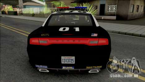 Dodge Charger 2012 LAPD para GTA San Andreas