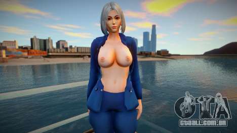KOF Soldier Girl Different - Topless Blue 2 para GTA San Andreas