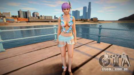 Ayane Hawaii Costume v1 para GTA San Andreas