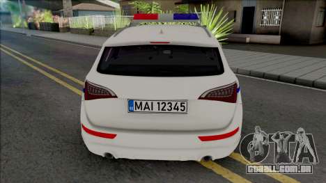 Audi Q5 2010 Politia Romana para GTA San Andreas