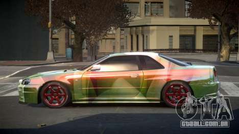 Nissan Skyline R34 PSI Qz S10 para GTA 4