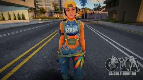 Raze From Valorant para GTA San Andreas