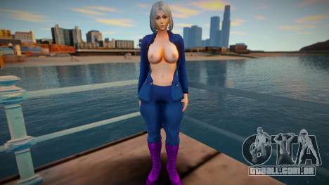 KOF Soldier Girl Different - Topless Blue 2 para GTA San Andreas