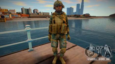 Call Of Duty Modern Warfare - Woodland Marines 7 para GTA San Andreas