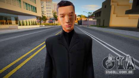 Woozie In Without Glasses Skin para GTA San Andreas