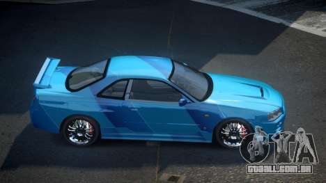 Nissan Skyline R34 BS Qz S9 para GTA 4