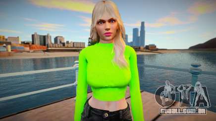 Rachel Casual skin para GTA San Andreas