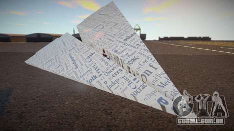 MRT Paper Plane para GTA San Andreas