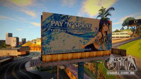 LQ Anime Billboard para GTA San Andreas