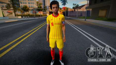 [PES21] Mohamed Salah in Liverpool 2021-22 v3 para GTA San Andreas