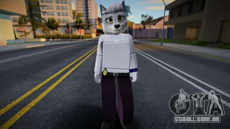 Roblox Detective Wolf (JohnnySilverPaw) para GTA San Andreas