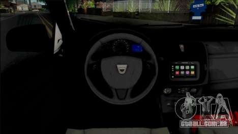 Dacia Sandero 2018 Van para GTA San Andreas
