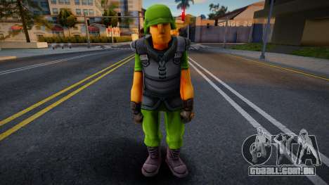 Toon Soldiers (Green) para GTA San Andreas