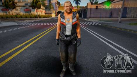 Dead Or Alive 5 - Bass Armstrong (Costume 1) 4 para GTA San Andreas