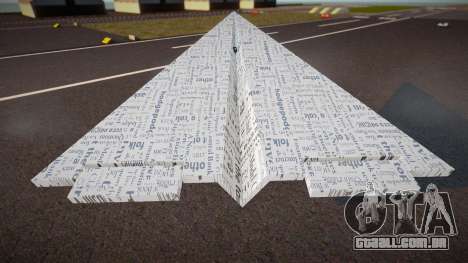 MRT Paper Plane para GTA San Andreas