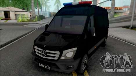 Mercedes-Benz Sprinter 2014 SWAT para GTA San Andreas