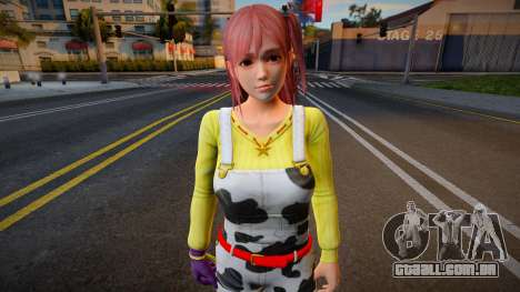 Dead Or Alive 5: Last Round - Honoka (pink) para GTA San Andreas