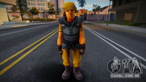 Toon Soldiers (Yellow) para GTA San Andreas