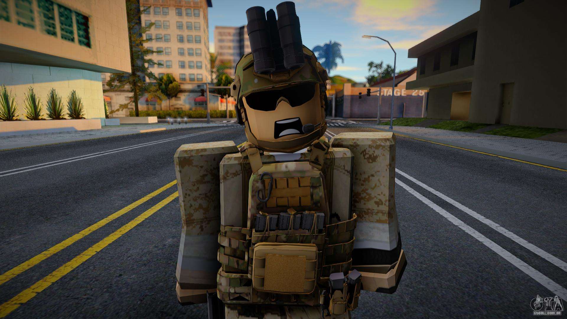 Roblox Skin (army) para GTA San Andreas
