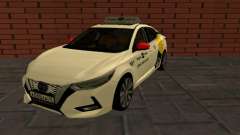 Nissan Sylphy Yandex Go Taxi para GTA San Andreas
