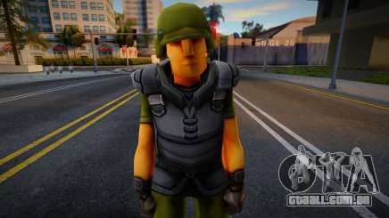 Toon Soldiers (Olive) para GTA San Andreas