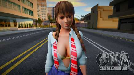DOAXVV Hitomi Spring School Wear 2 para GTA San Andreas