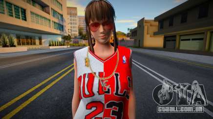 Hitomi Fashion Casual Chicago Bulls Jersey 2 para GTA San Andreas