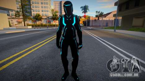 Tron Legacy Player - Blue para GTA San Andreas